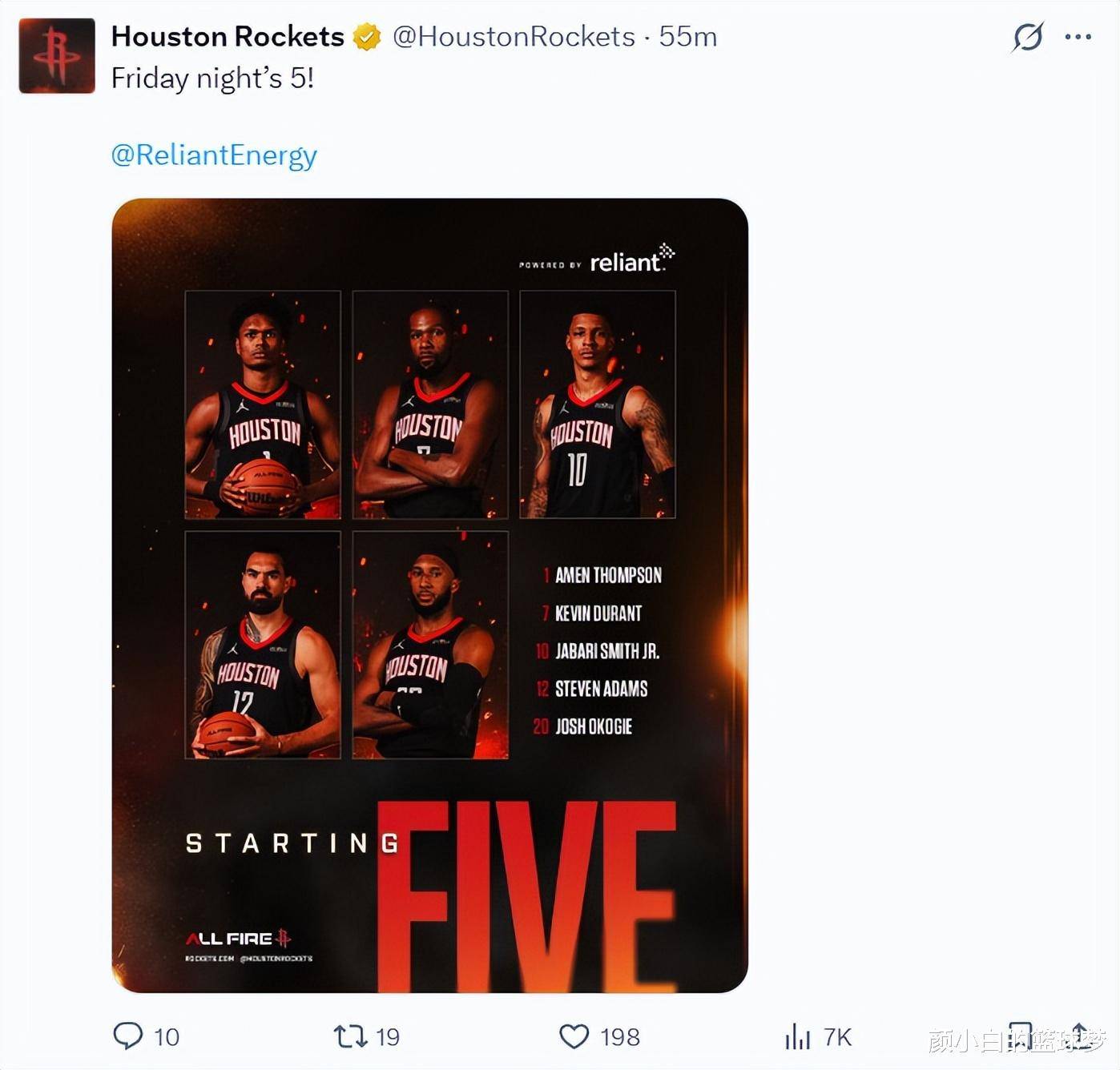 赛前休斯敦火箭调整名单以备法国杯,迎来里程碑环节打磨,媒体盛赞,赛季目标并未改变 赛前休斯敦火箭调整名单以备法国杯,迎来里程碑环节打磨,媒体盛赞,赛季目标并未改变